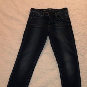 dark washed jeans